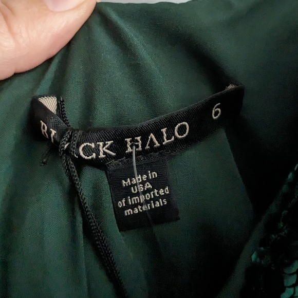 Black Halo Lucy Dress in Jelly Bean - Picture 5 of 7